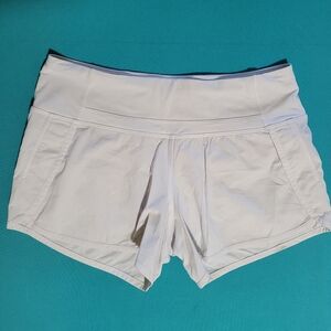 Lululemon Speed Up High-Rise Lined Short 2.5" Bone Size 4